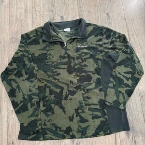 Columbia Camouflage Fleece Pullover